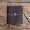 A5 Leather Spiral-Bound Watercolor Sketchbook for Travelers